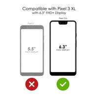 Distincinknk Clear Shootototoot hibridni slučaj za Google Pixel XL - TPU branik akrilni zaštitni ekran