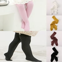 Baby Girl Pantyhose Candy Boja u boji Tajice Toddler Tajice Socks Debele pletene čarape Zimska pantyhose