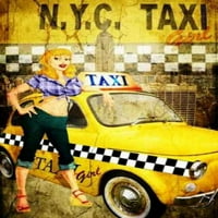 Taxi Girl Poster Print bresso Sola