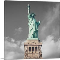 New York City NYC statue Liberty Platnena umjetnička ispisa - Veličina: 18 18