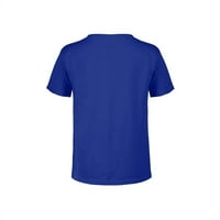 Blossing Boys Royal Blue Graphic Tee - Dizajn ljudi XS