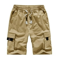 Unleife plus kratke hlače za muškarce, muške plus veličine teretni kratke hlače sa više džepova opuštene