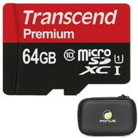 64GB Memorijska kartica sa futrolom sa zatvaračem - Transcend MicroSD microSD klase MicroSDXC kompatibilan