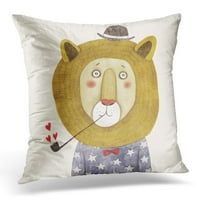 Crta lav u kapu za crtanje cijevi za dječje vodeno-paljubovobolobolje jastučni jastučni poklopac jastuk
