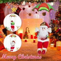 Dezsed Božićni padobran padobran Santa Claus Doll Shopping Mall prozorski strop Viseći božićne ukrase