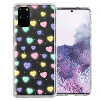 Za Samsung Galaxy S Valentinovo srčani bomboni Polkadots Design Dvoslojni poklopac telefona