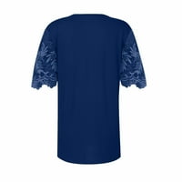 Ženski ležerni ovratnik plus majice sa ljetnim vrhovima Tee