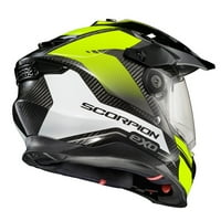 Scorpion EXO-XT Carbon Trailhead Dual Sport Helmet Hi-Vis LG
