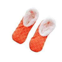 Čarape za žene Toddler Aloe Socks dame tople čvrste boje podne čarape ne klizne plišane pletene koralne