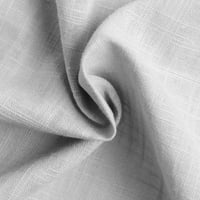Floleo ženski vrhovi čišćenje ljetni modni labav posteljina majica s majicom s dugim rukavima