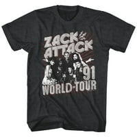 Spremljeno ZNLOM TV Zack Attack World Tour Adults Majica s kratkim rukavima