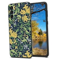Kompatibilan sa Samsung Galaxy S telefonom, premium-boemski-swirly-vintage-cvjetni-dekorativni-William-Morris-Style-3-