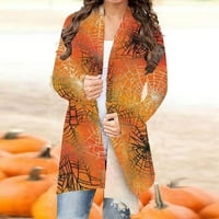 Tagold Womens Fall Fashion Cardigan, Ženska majica s dugim rukavima Jesen Cardigan Kardigan od tiskane