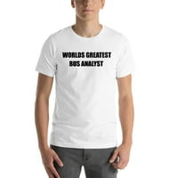 3xl svjetski svjetski analitičar autobusa kratkih rukava pamučna majica majica po nedefiniranim poklonima