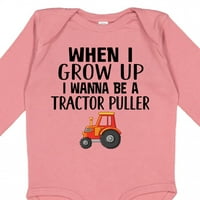 Inktastična vučna snaga Budući traktor Poklon Dječak ili dječji dječji dječji bodysuit