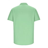 Havajska majica za muškarce Loose-Fit Gumb s kratkim rukavima dolje na plaži Ležerne majice Ležerne