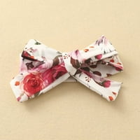 Penkaiy Toddler Baby Girls Sling Bow Shorts Flower Print Slatki pamuk Trodijelni set Modni djevojke