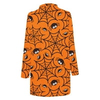 Halloween Cardigan Ghost s dugih rukava Cardigans Tunic Ležerne prilike Trendy Cover Ups Flowy Lanter