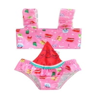 LICUPIEE TODDLER Kid djevojke Jedan kupaći kostim Cartoon Watermelon Print Bikini kupaći kostim kupaći