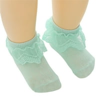 Amiliee dojenčad dječje djevojke čipke ruffle čarape elastične djece čarape za posade prozračne princeze