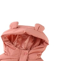 Esaierr Toddler Baby Boys Winter Down Vest jakna, slatka sa pamukom s kapuljačom toplim kaputima Dječja