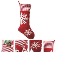 Božićni ukrasni čarapa pletene vunene čarape poklone viseća torbica
