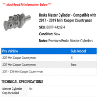 Kočnica Glavni cilindar - kompatibilan sa - Mini Cooper Countryman