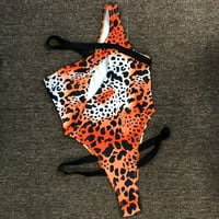 Scyoekwg Womens Bikini kupaće kupaće odjeće odjeću jedno ljeto Leopard tiskani kupaći odijelo Monokini