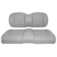 Premium OEM stil vinilnih jastuka za prednje sjedište za EZGO S6 L Express Golf Cart - Laki grafit