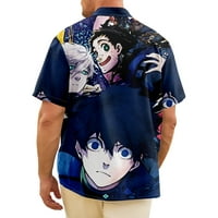 Anime Blue Lock Majice MENS, 3D majica za majicu TINC TINA, T majice