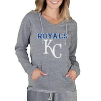 Ženski pojmovi Sport Sivi Kansas City Royals Mainstream Terry Dugi ručak sa dugim rukavima