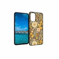 Floral-biljke-Kawaii futrola za telefon za Moto G 5G za žene Muška Pokloni, Mekani silikonski stil Poklopni