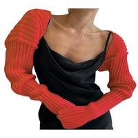 Najnovija jesenina nova vunena bluza Žene ultra-kratka pletena džemper jakna Stil Jednostavna jakna