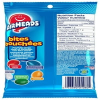 Airheads Candy Bites, asortirani okusi, 170g 5. oz. Torba {uvezena iz Kanade}