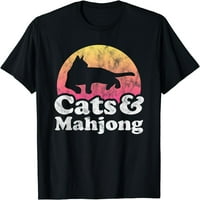 Majica mačke i mahjong muške ili ženske majice