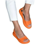 Aoochasliy ženske sandale Ljeto čišćenje ljetnih dama sandale casual obuća Čvrsta boja ženske ležerne