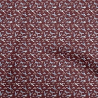 Onuone viskoznog dresa Maroon tkanina za šivanje šivaći materijal za ispis tkanina od dvorišta široko