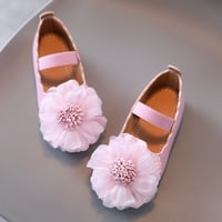 Bljesak dana dnevne djece Dječje djece Dječje djevojke Cvjetne lijepe cipele s princezom meke kosilice, ružičaste sandale za djecu veličine 6