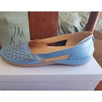 Crocowalk Women Wedge Sandal Zatvorene nožne sandale klizanje na cipelama Dame klinovi Ljetno lagano