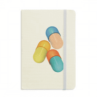 Zdravstvena zaštita Kapsula tableta uzorak notebook službeni tkanini Tvrđeni poklopac Klasični dnevnik
