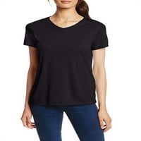 Daboom Womens majica, casual v izrez Solid Boja tanka-fit pulover tanka košulja za dno ledene svilene