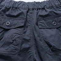 Daqian znojne hlače za muškarce čišćenje muške plus veličine pamučne multi-džepne cjelize otporne na