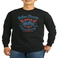 Cafepress - Rolling Thunder Vintage Motorc majica s dugim rukavima - tamna majica s dugim rukavima