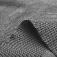 FIMKAUL ženski kardigan džemperi zimski pad dugih rukava casual vrhovi sa džepovima lagani otvoreni