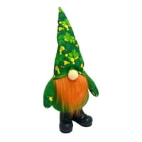 DAN DVKPTBK Irski dan Svetog Patrickovog Dan bezsečne lutke Rudolph Dekoracija lutka Pliša igračka
