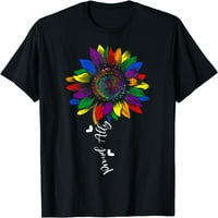 Ponosni Ally Rainbow Sunflower LGBT gay lezbijske poklone Poklone majica