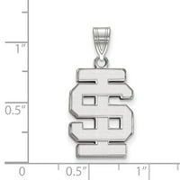 Sterling Silver RH-pobeđeni Logoart Idaho Državni univerzitet veliki privjesak; za odrasle i tinejdžere;