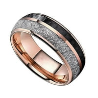 Duhgbne ženske jedinstvene dvostruke srčane duge vječne zaručničke prstene prsten