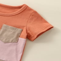 Plus veličine za žene Ženske rubove V-izrez gradijent boje labave casual majica za majicu dugih rukava