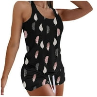 GDFUN ženska modna tiskanje seksi bikini tri mreža Split kupaći kostim kupaćim kostima